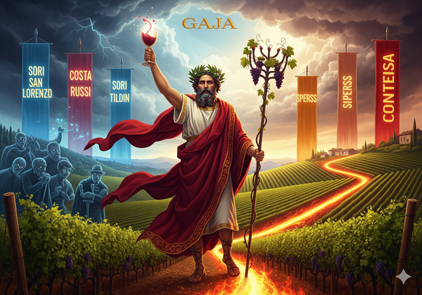 “Gaja’s Sacred Plots: The Single Vineyards That Redefined Piedmont” From rebellion in Barbaresco to global cult status, Angelo Gaja turned a handful of vineyards into monuments — and in doing so, changed the fate of Italian wine.