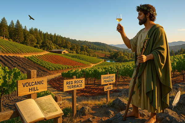 Diamond Creek: Ash, Gravel, Iron—Amen. How Al & Boots Brounstein bottled a mountain’s geology and taught Napa to speak in single vineyards.